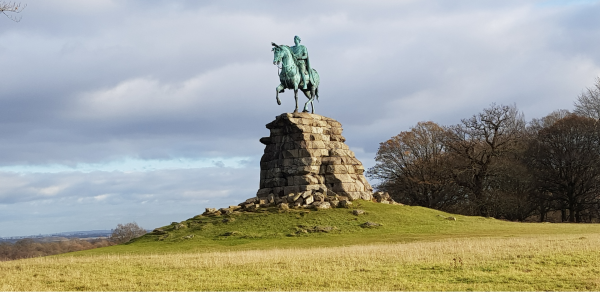 Statue of Copper Horse  in Windsor Great Park